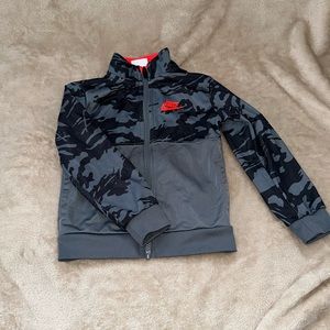 Nike Boys Camo Zip Up